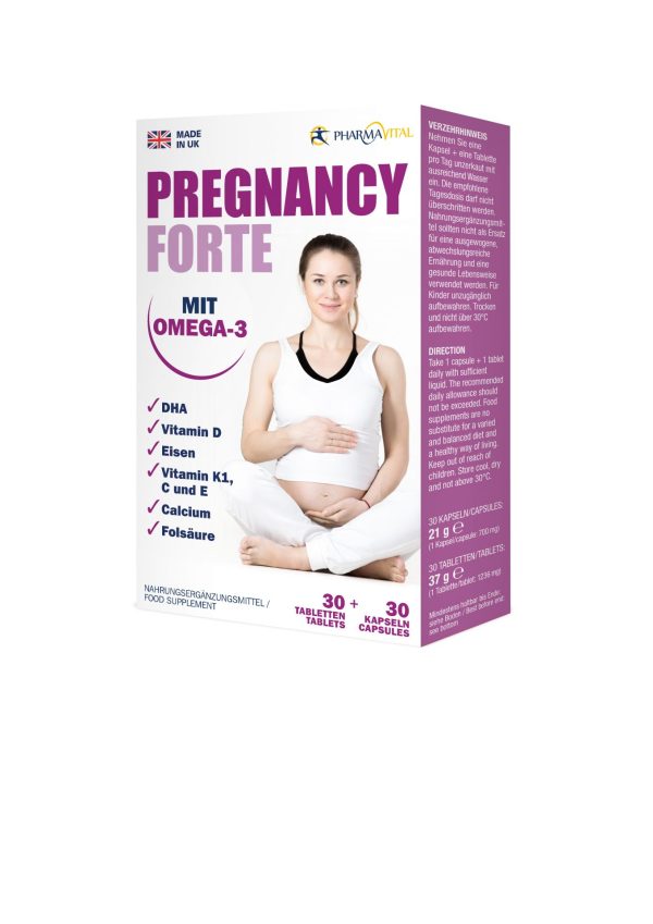 Pregnancy Forte Duo 30+30 Kapseln + Tabletten – Bild 2