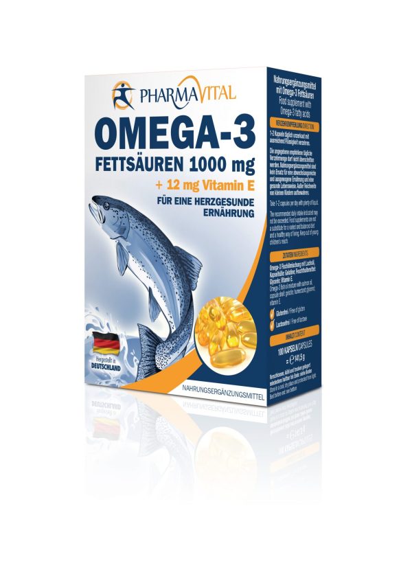 Omega-3 1000 mg 100 Kapseln – Bild 2