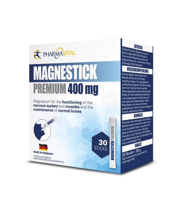 Magnesiumsticks 400 mg 30 Sticks – Bild 2