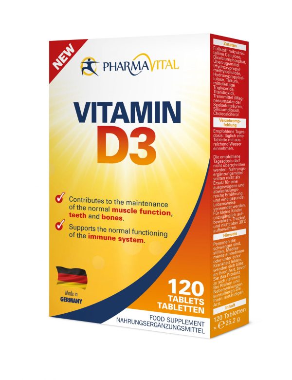 Vitamin D3 Tabletten 120 Tabletten – Bild 2