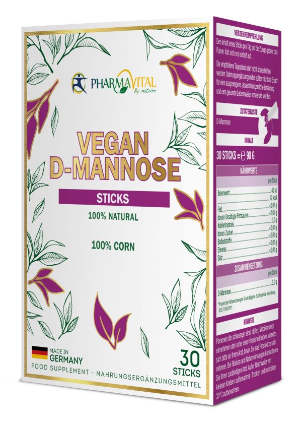 Vegan D-Mannose 30 Sticks – Bild 2