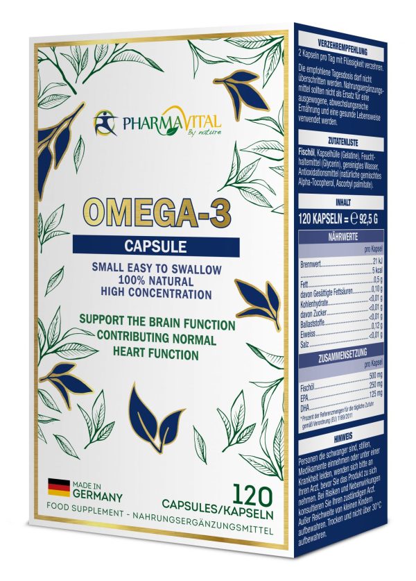 Omega-3 120 Kapseln – Bild 2