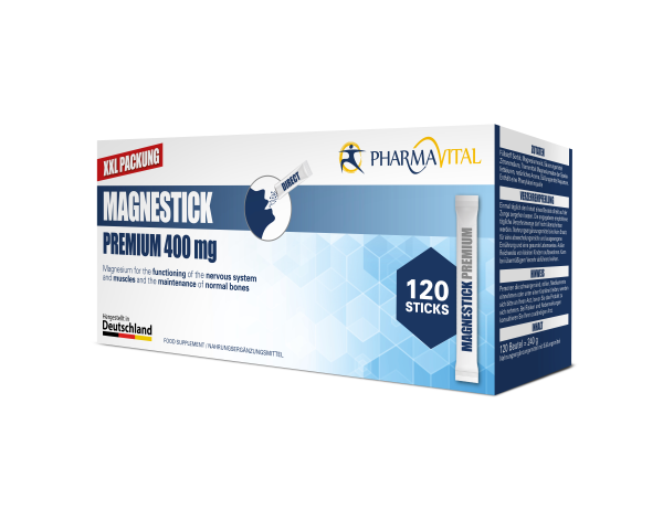 Magnestick Premium 400 mg 120 Sticks