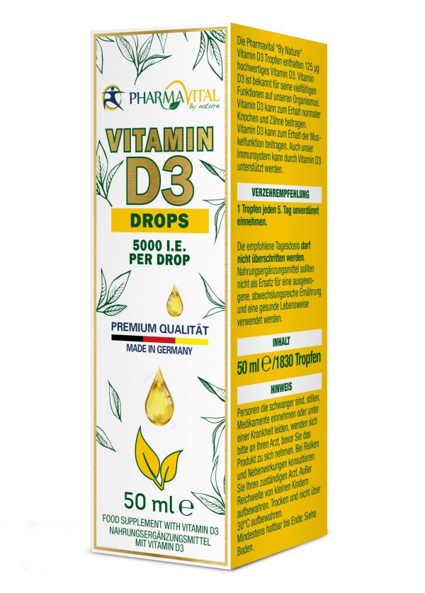 Vitamin D3 5.000 IU 50 ml – Bild 2