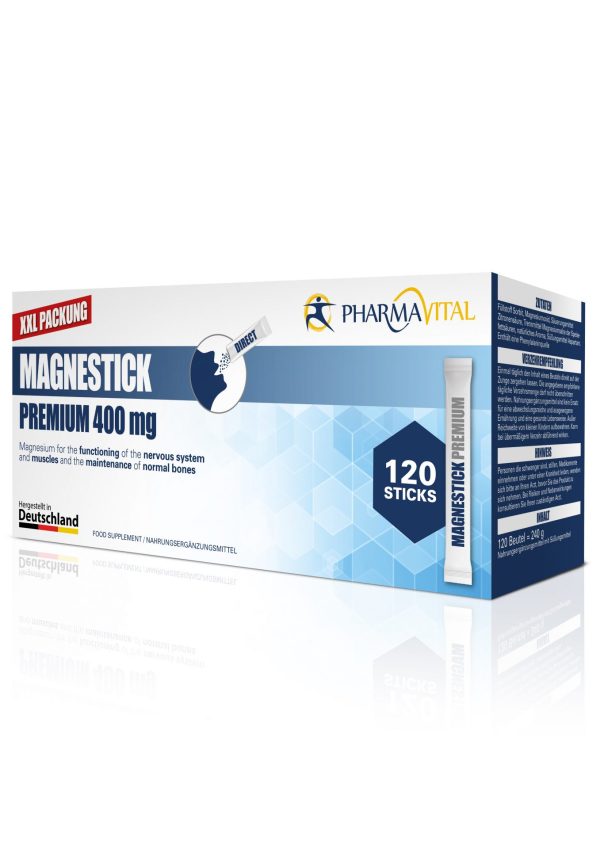 Magnesiumsticks 400 mg XXL 120 Sticks