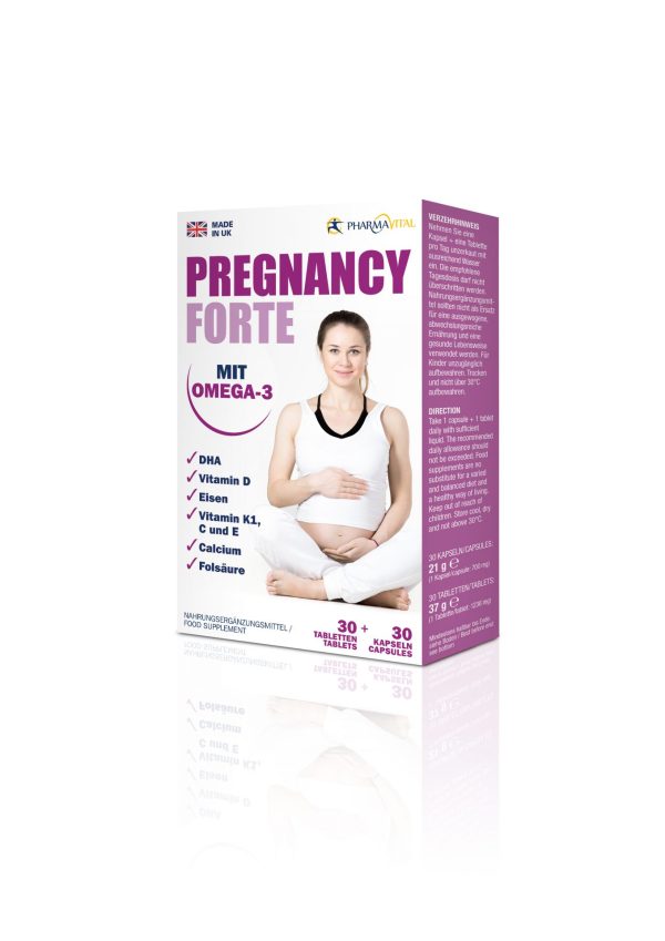 Pregnancy Forte Duo 30+30 Kapseln + Tabletten – Bild 3