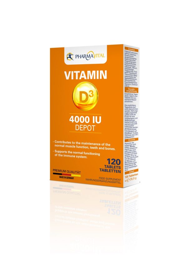 Vitamin D3 4.000 IU 120 Tabletten